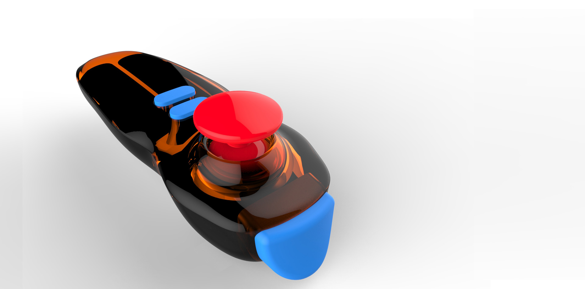 遙控器-外觀(guān)-結構-建模-渲染