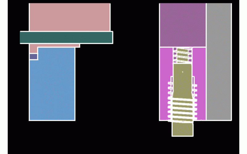 側(cè)面螺紋，馬達(dá)脫機(jī)構(gòu)-深圳市模具廠整理提供